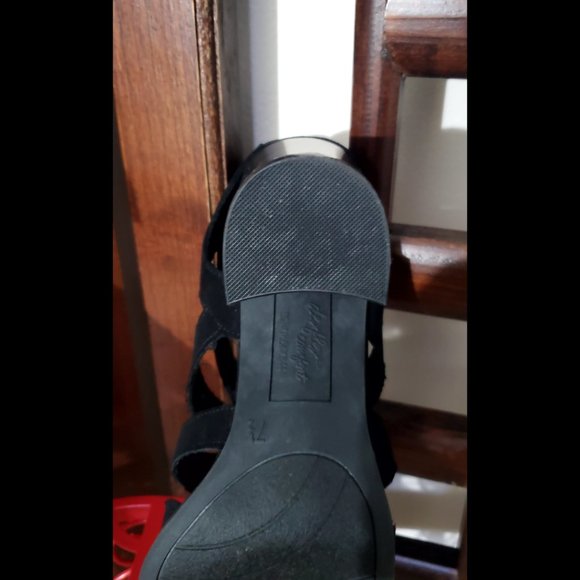 Dexflex Comfort Strappy Block Heels Stretch Sandals (Size 7.5) - Picture 9 of 10